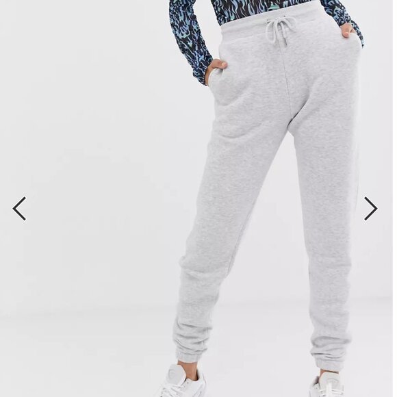 Skinny Jogger Grey Sweatpant - Picture 1 of 7